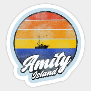 Amity island vintage Sticker